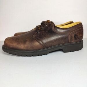 Havana Joe Men’s Padded Brown Leather Oxford Shoes Size 14.5 EUR 49